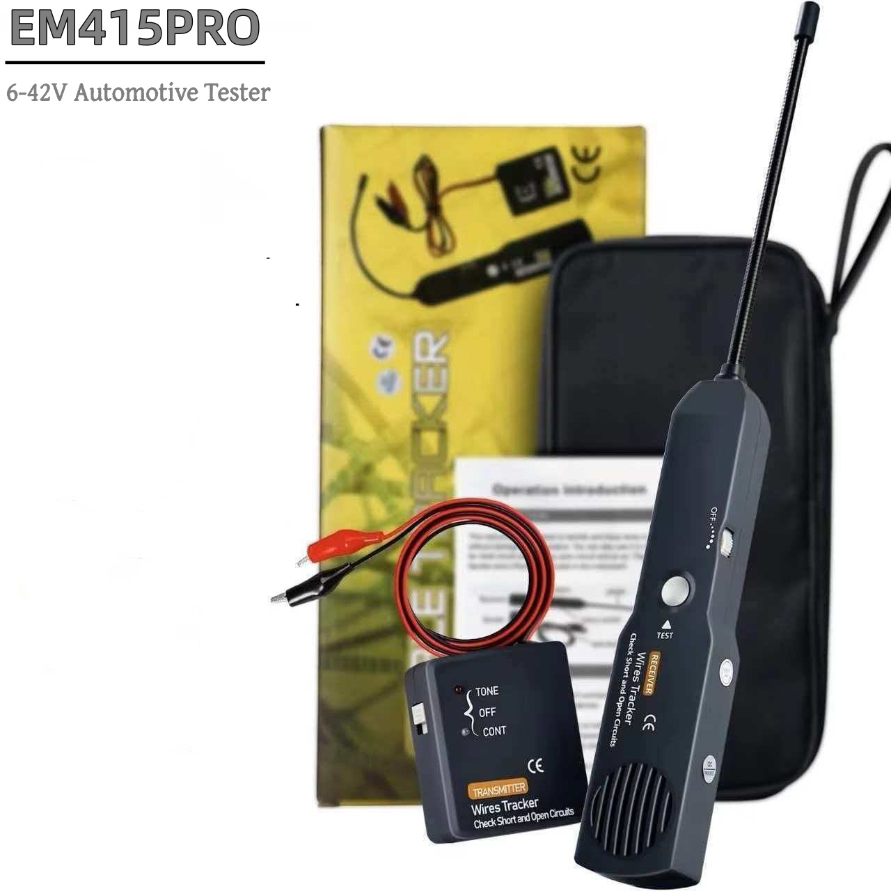 Car Diagnostic Tool - EM415PRO Automotive Circuit Tester DC 6‑42V