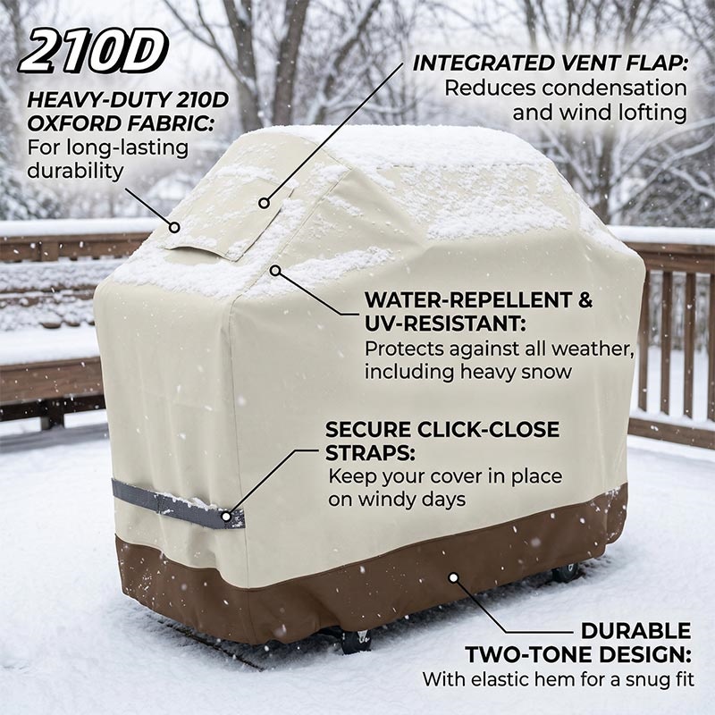 Spark Plug - 210D BBQ Beige Barbecue Grill Outdoor