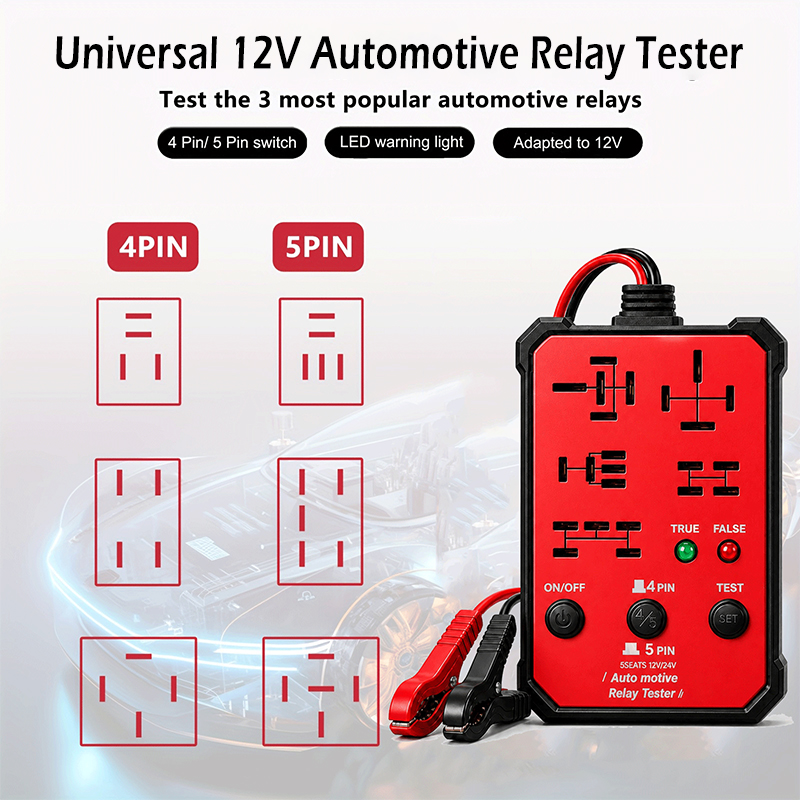 Car Diagnostic Tool - Newly Universal 12V Automotive Relay Tester