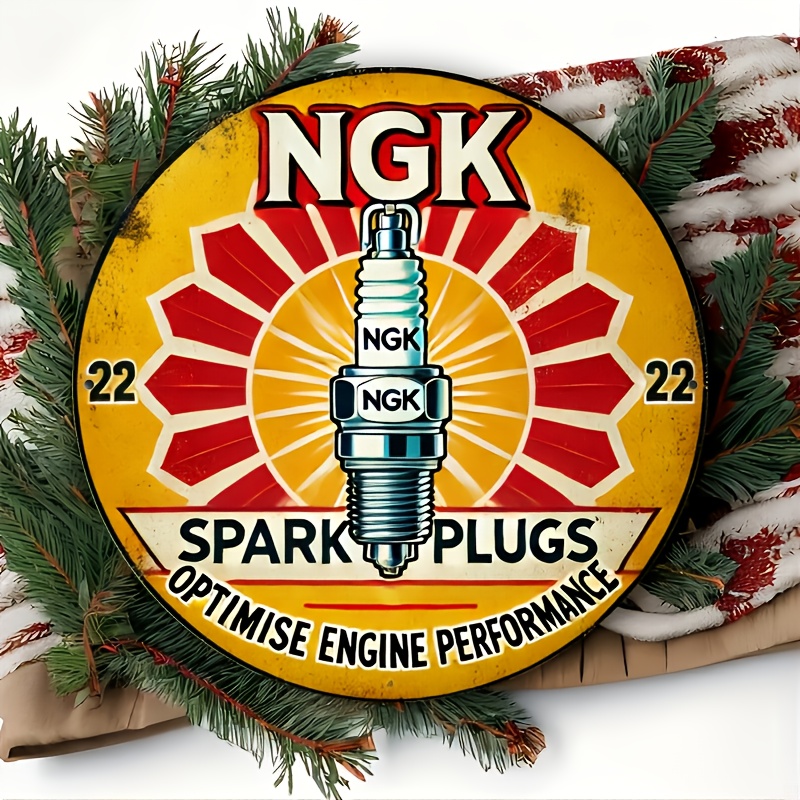 NGK Spark Plug Metal Tin Sign, - Spark Plug review and price