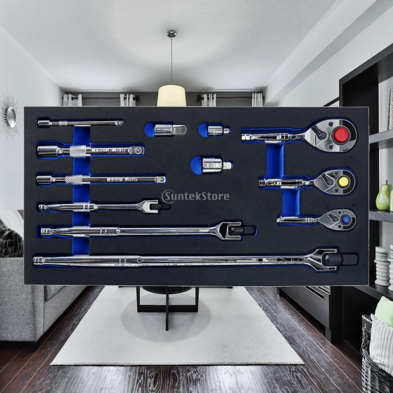 12 Pieces Ratchet Tool Assortm - Socket Set review and price