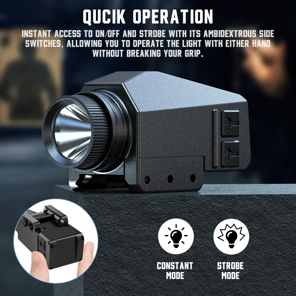 1000LM Tactical LED Flashlight - Timing Light Gun review and price