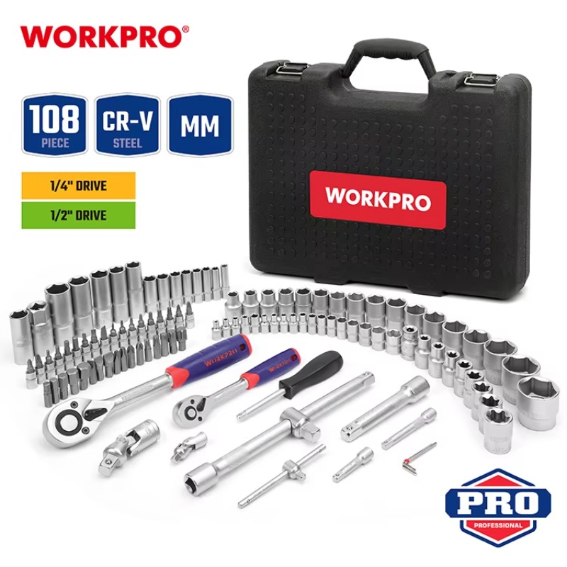 108pcs Professional Mechanics  - Socket Set review and price