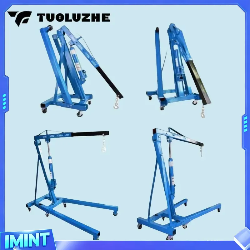 2-ton Foldable Blue Car Engine - Car Lift review and price